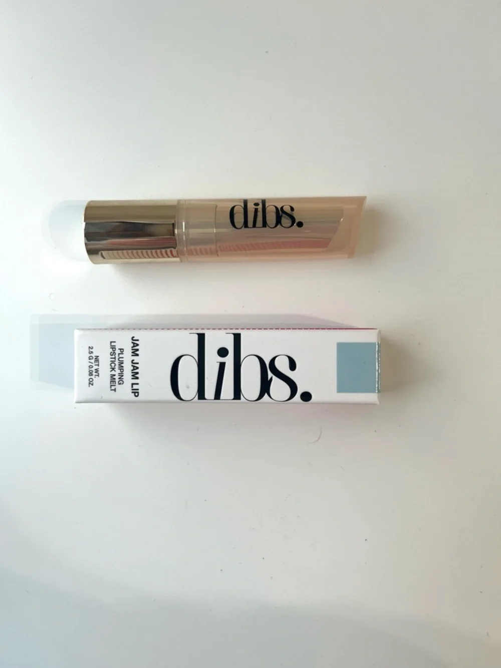 DIBS Beauty’s Jam Jam Lip Plumping Lipstick Melt, “Blueberry Ice” NWT